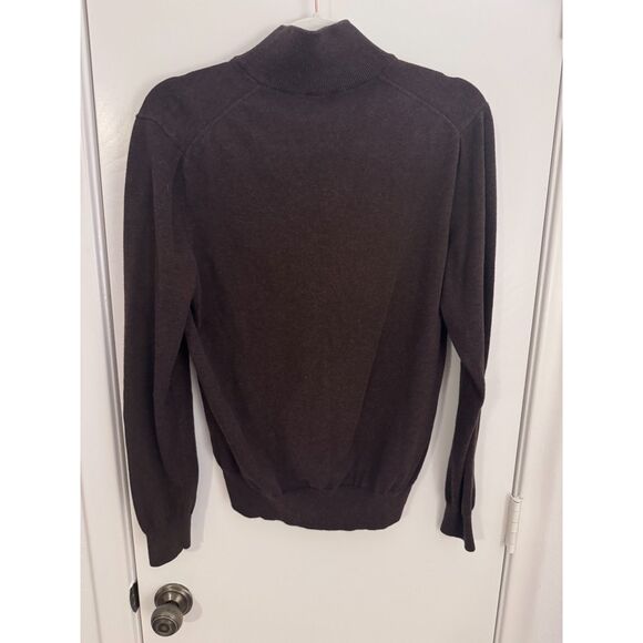 Jos A Bank Traveler 100% Pima Cotton Sweater Bundle Tan and Coffee Brown Size M - Picture 3 of 7